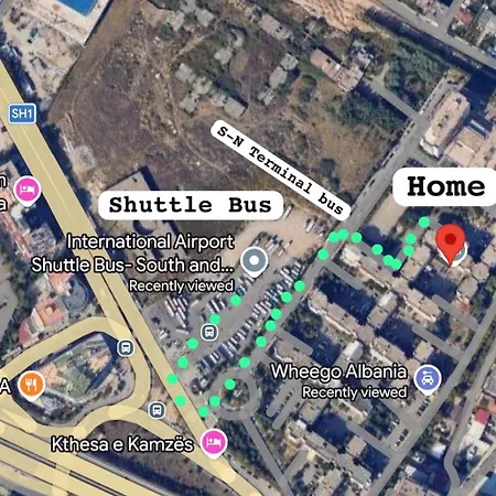 아파트 Comfort&cozy Near Airport & Bus Terminal 티라나